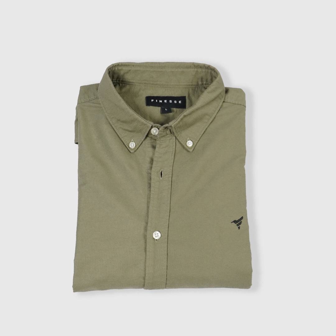 Finesse Man Formal Long Sleeve Oxford Shirt | Finesse